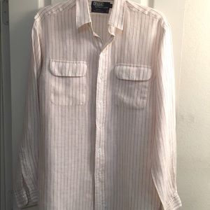 Polo by Ralph Lauren long sleeve linen shirt